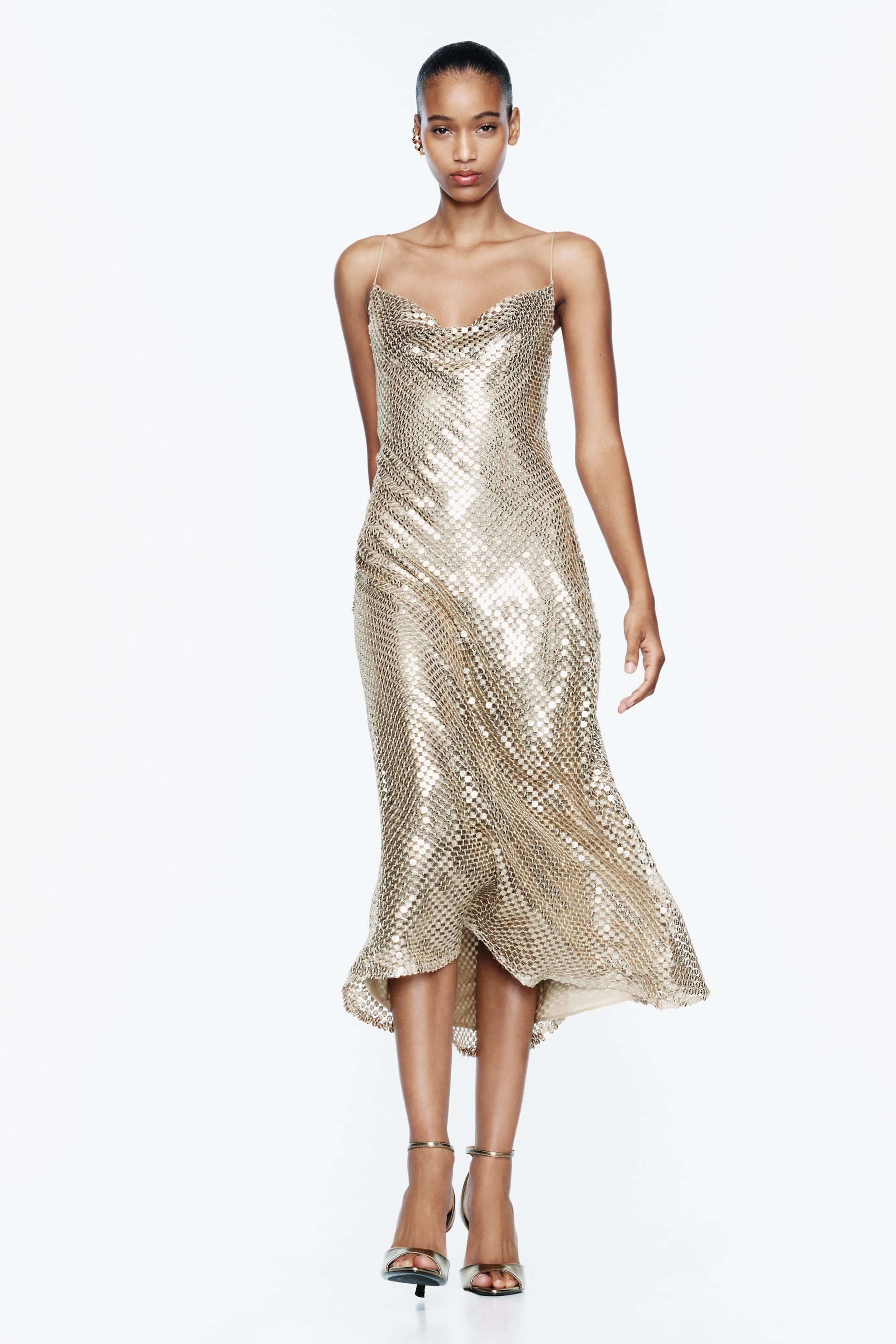 ALVARA MAXI DRESS - GOLD