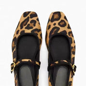 ISIS BALLERINA FLATS LEOPARD