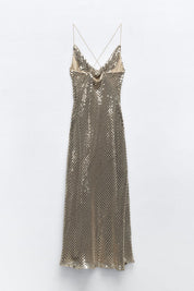 ALVARA MAXI DRESS - GOLD