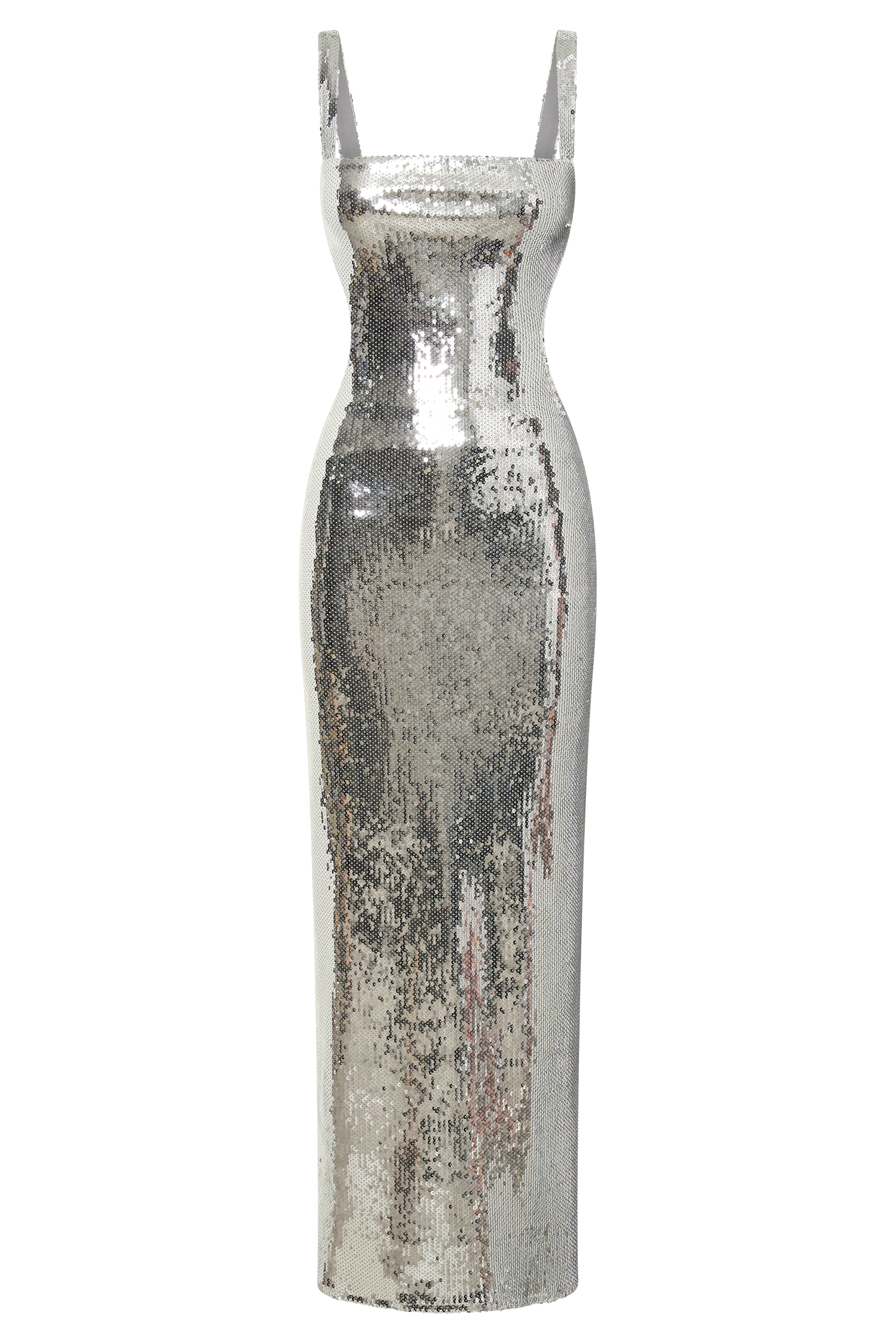 ERIS MAXI DRESS - SILVER