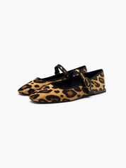 ISIS BALLERINA FLATS LEOPARD