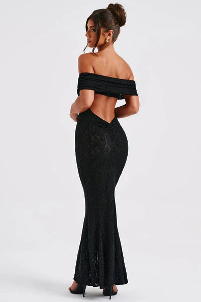 MALIA MAXI DRESS - BLACK